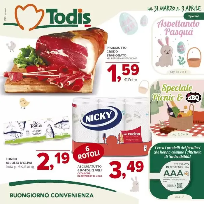 Aspettando pasqua da 31 marzo a 9 aprile di 2025 - Pagina del volantino 1