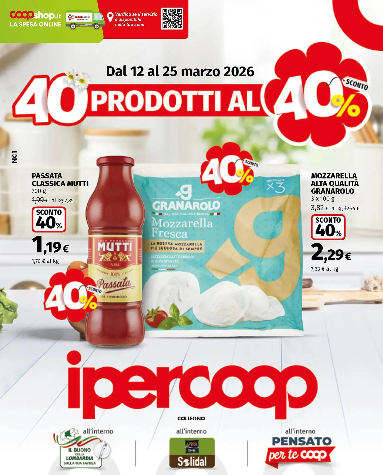 Volantino Ipercoop da 12 marzo a 25 marzo di 2026 - Pagina del volantino 1
