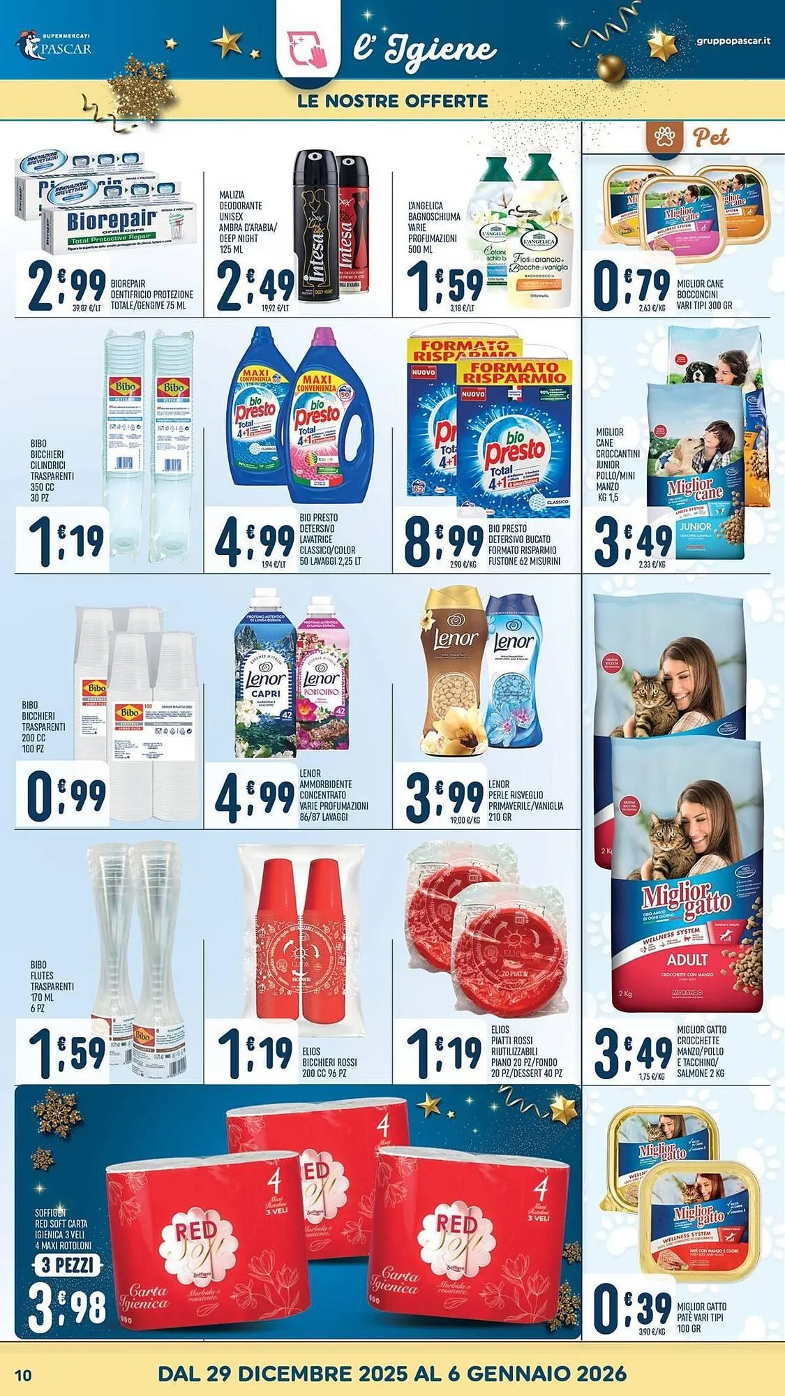 Volantino Gruppo Pascar da 29 dicembre a 6 gennaio di 2026 - Pagina del volantino 10