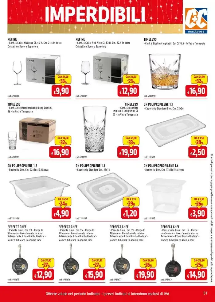 Catalogo C+C da 2 dicembre a 31 dicembre di 2024 - Pagina del volantino 31