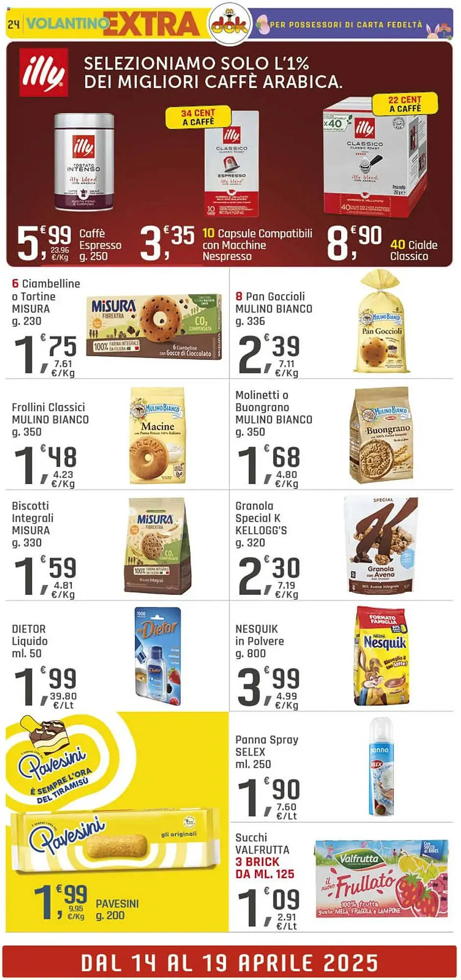 Volantino Supermercati Dok da 10 aprile a 19 aprile di 2025 - Pagina del volantino 24