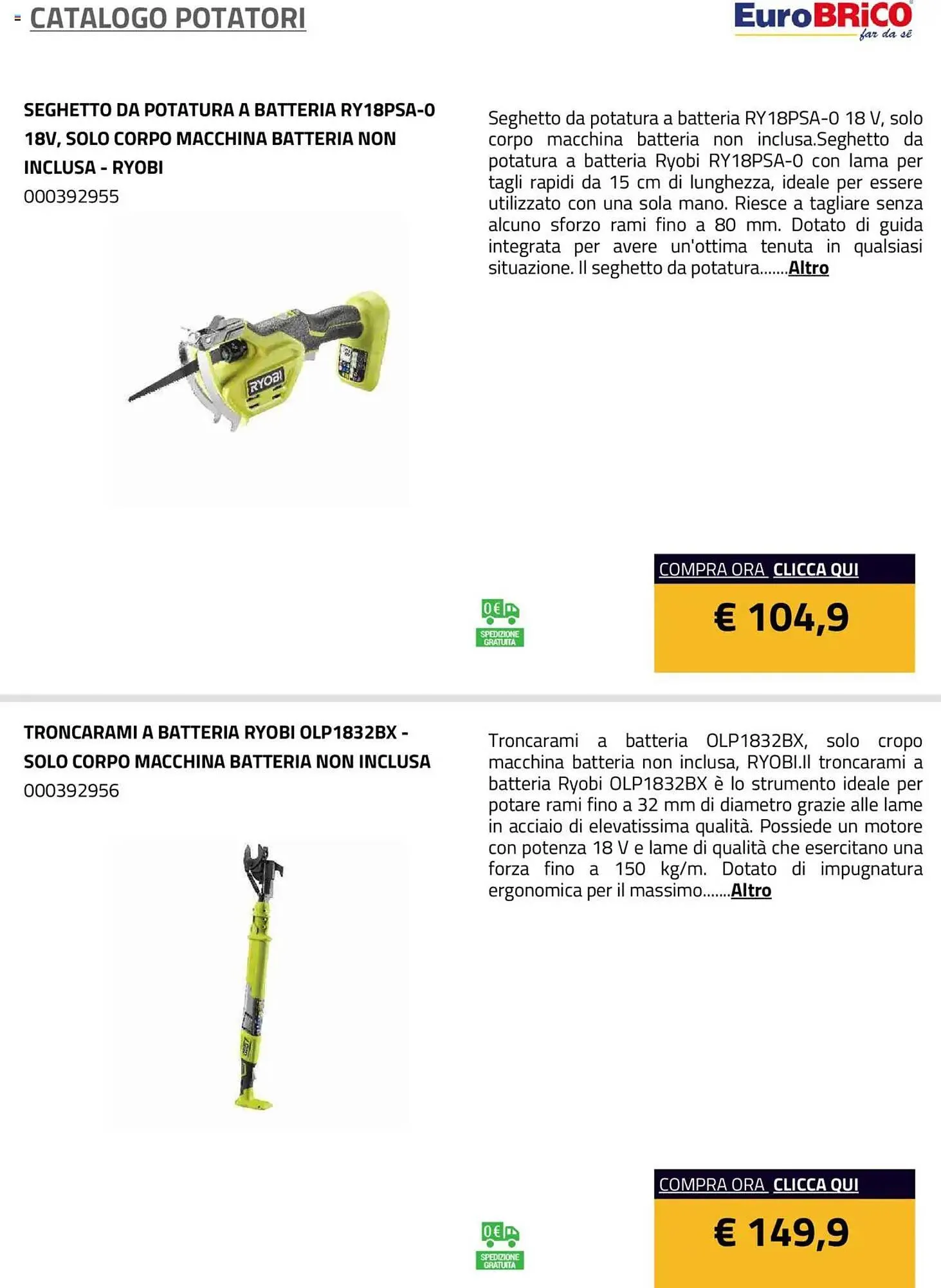 Volantino Eurobrico da 23 luglio a 31 dicembre di 2025 - Pagina del volantino 6