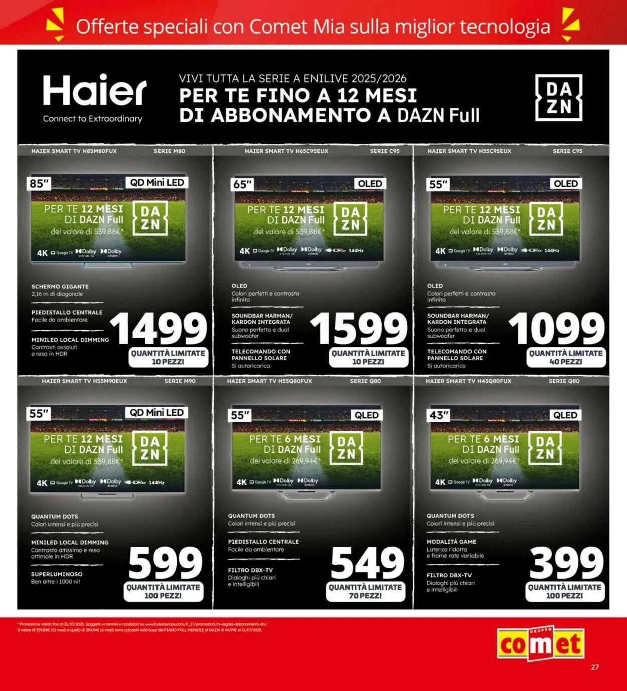 Comet Volantino attuale da 9 ottobre a 22 ottobre di 2025 - Pagina del volantino 27