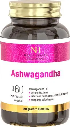 Integratore alimentare con estratto di ashwagandha, 60 pz