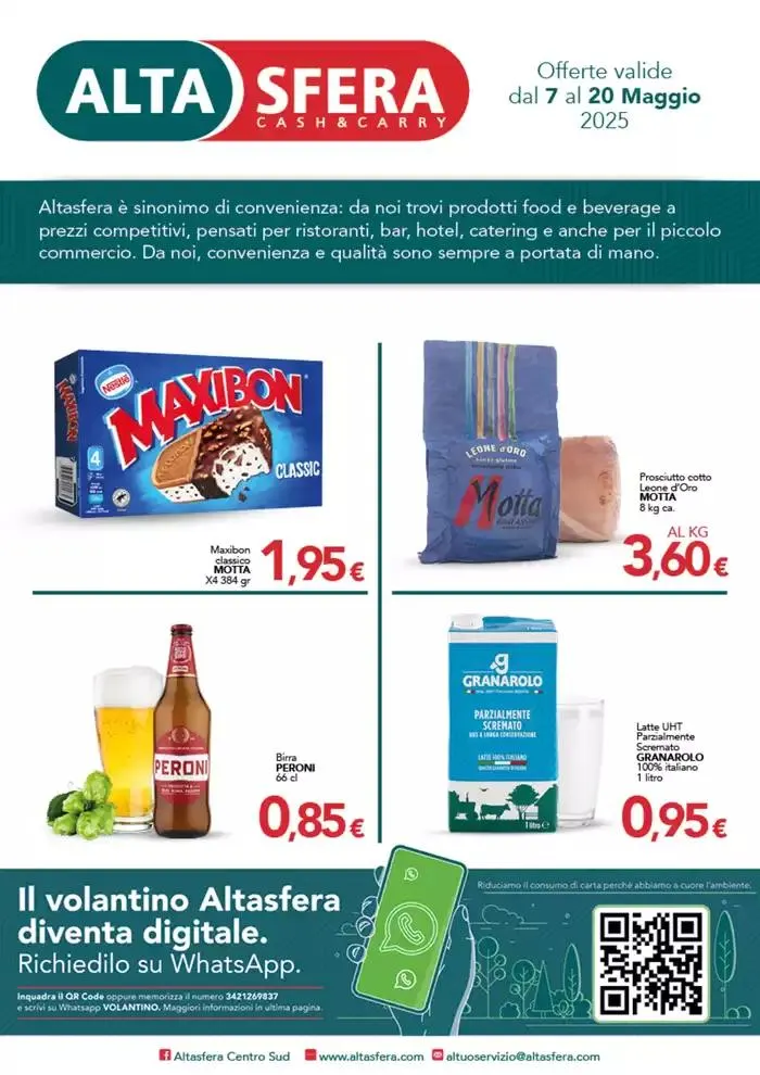 Offerte valide dal 7 al 20 Maggio 2025 da 7 maggio a 20 maggio di 2025 - Pagina del volantino 1