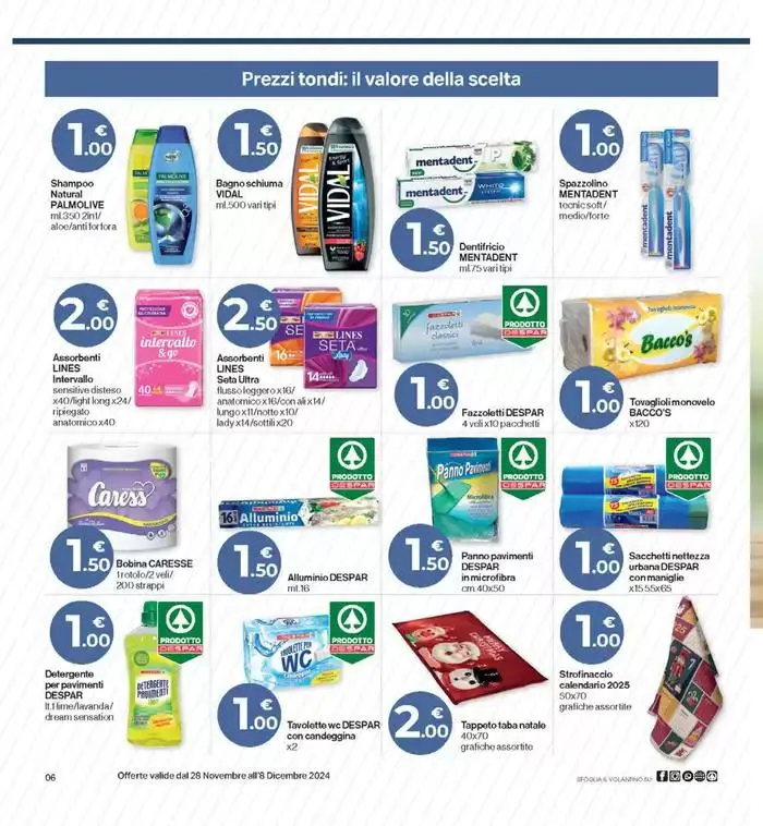 Prezzi tondi da 28 novembre a 8 gennaio di 2025 - Pagina del volantino 6