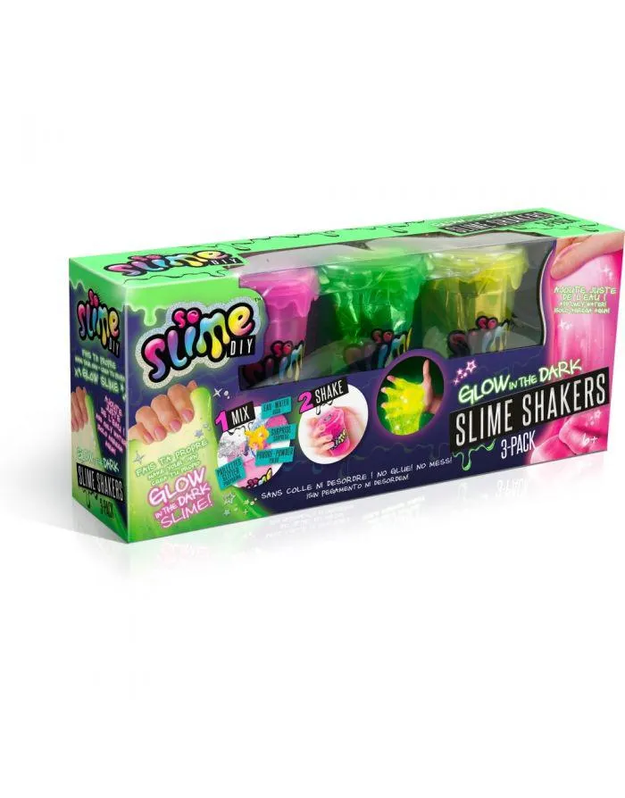 So Slime Brilla Al Buio Pack 3 Vasetti SSC030