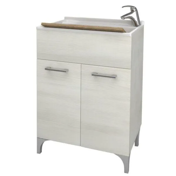 Lavatoio rovere bianco