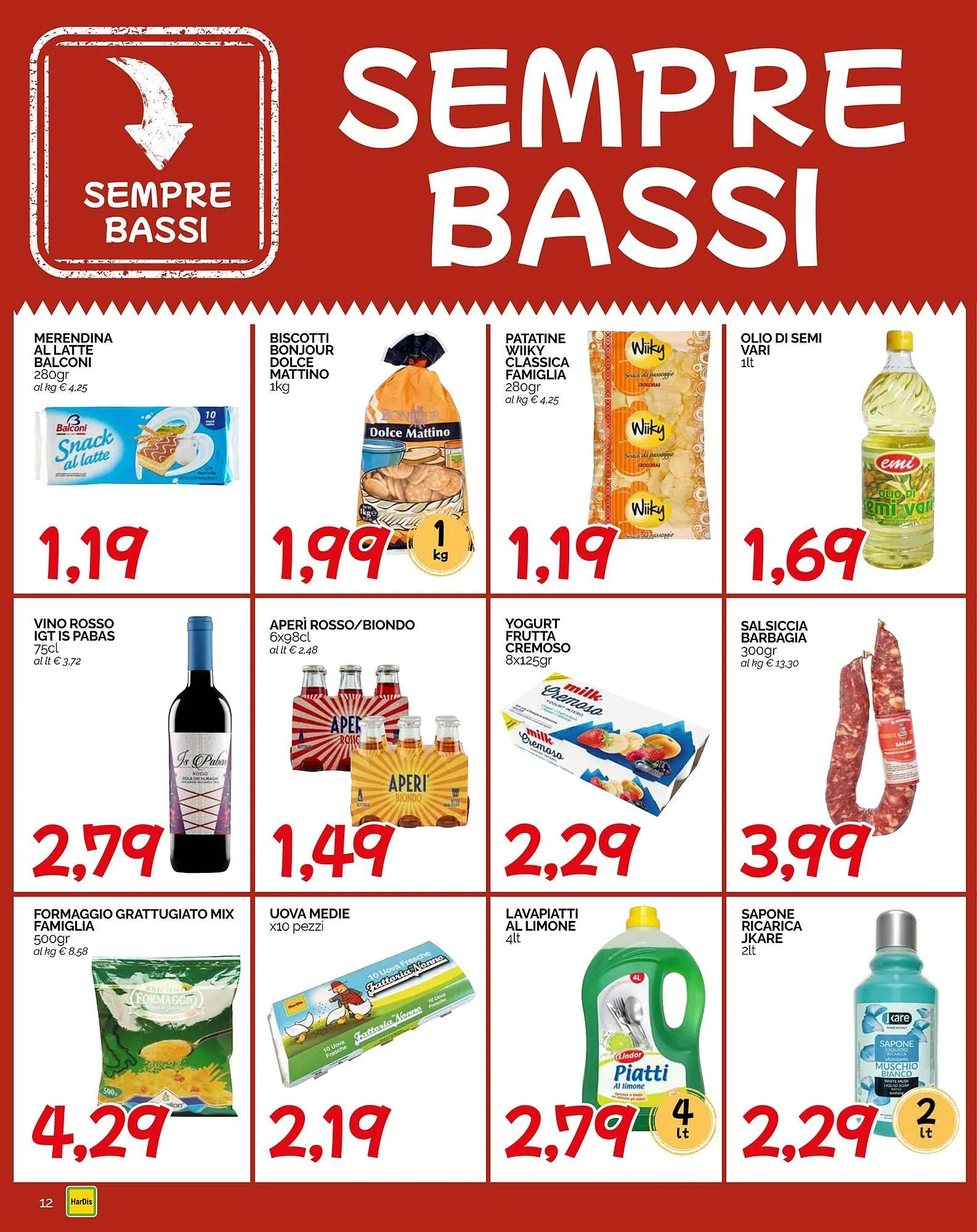 Volantino Hardis da 28 agosto a 7 settembre di 2025 - Pagina del volantino 12