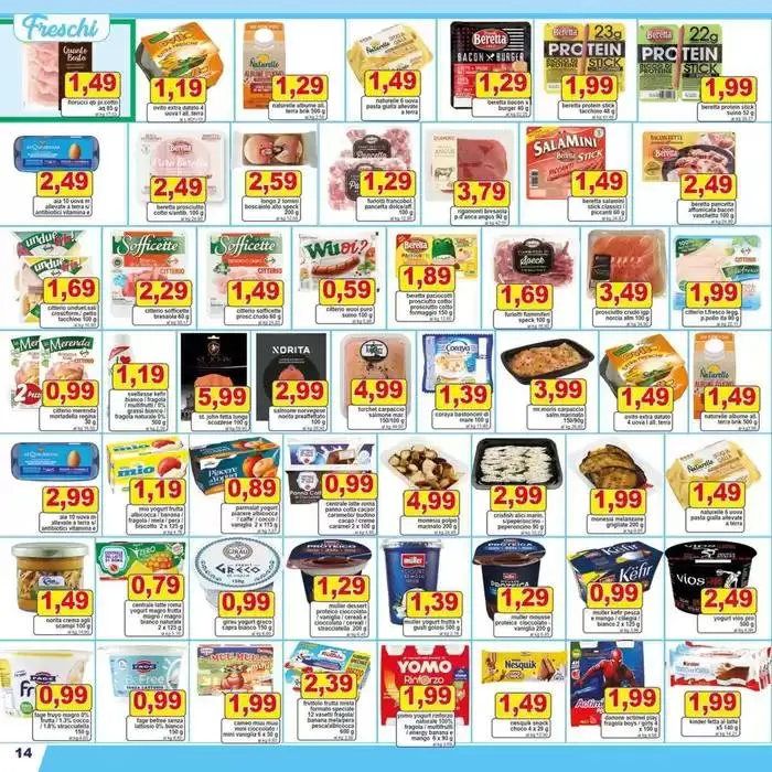 I prezzi più bassi della stagione da 21 marzo a 31 marzo di 2025 - Pagina del volantino 14