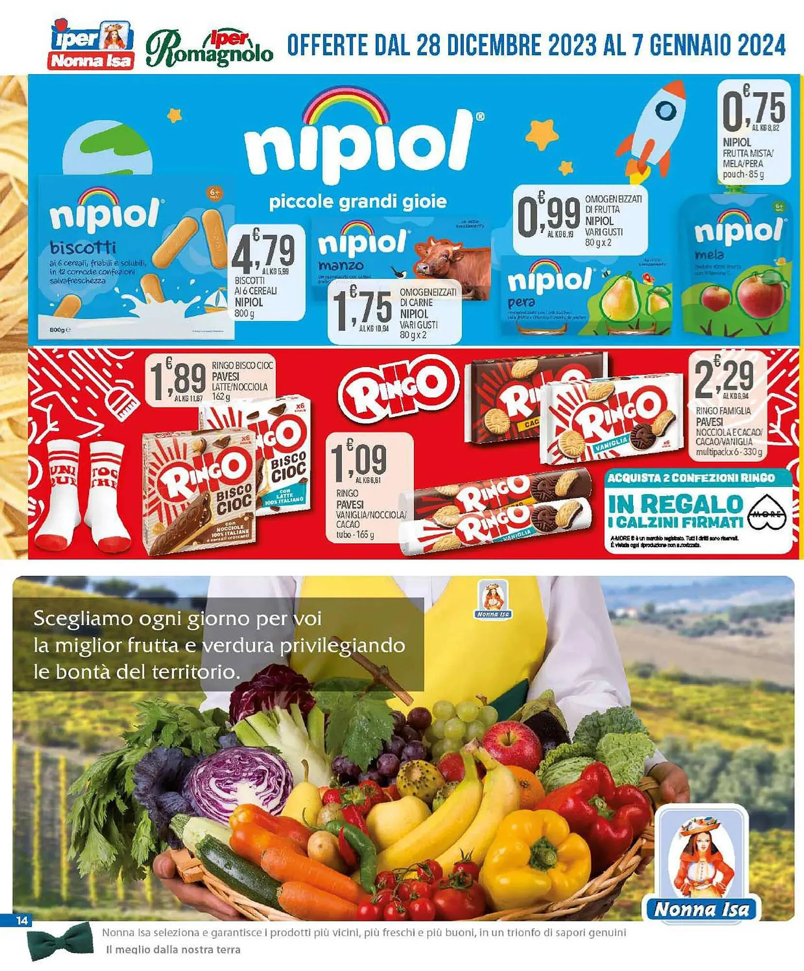 Volantino Iper Romagnolo da 28 dicembre a 7 gennaio di 2024 - Pagina del volantino 14