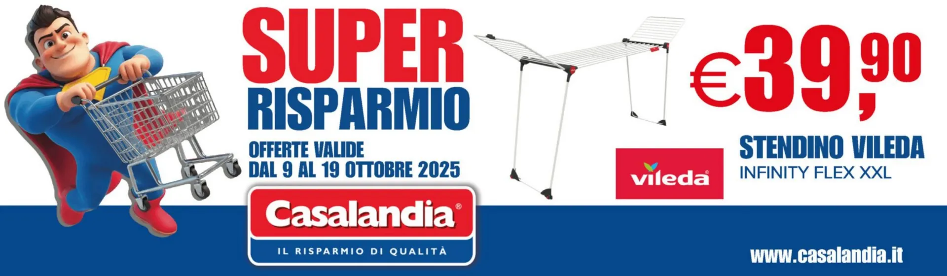 Volantino Casalandia da 9 ottobre a 19 ottobre di 2025 - Pagina del volantino 1