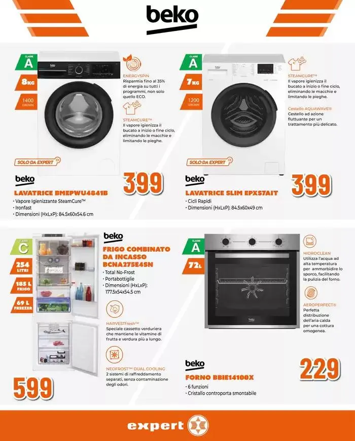 Speciale Grandi Elettrodomestici da Expert! da 27 marzo a 9 aprile di 2025 - Pagina del volantino 11