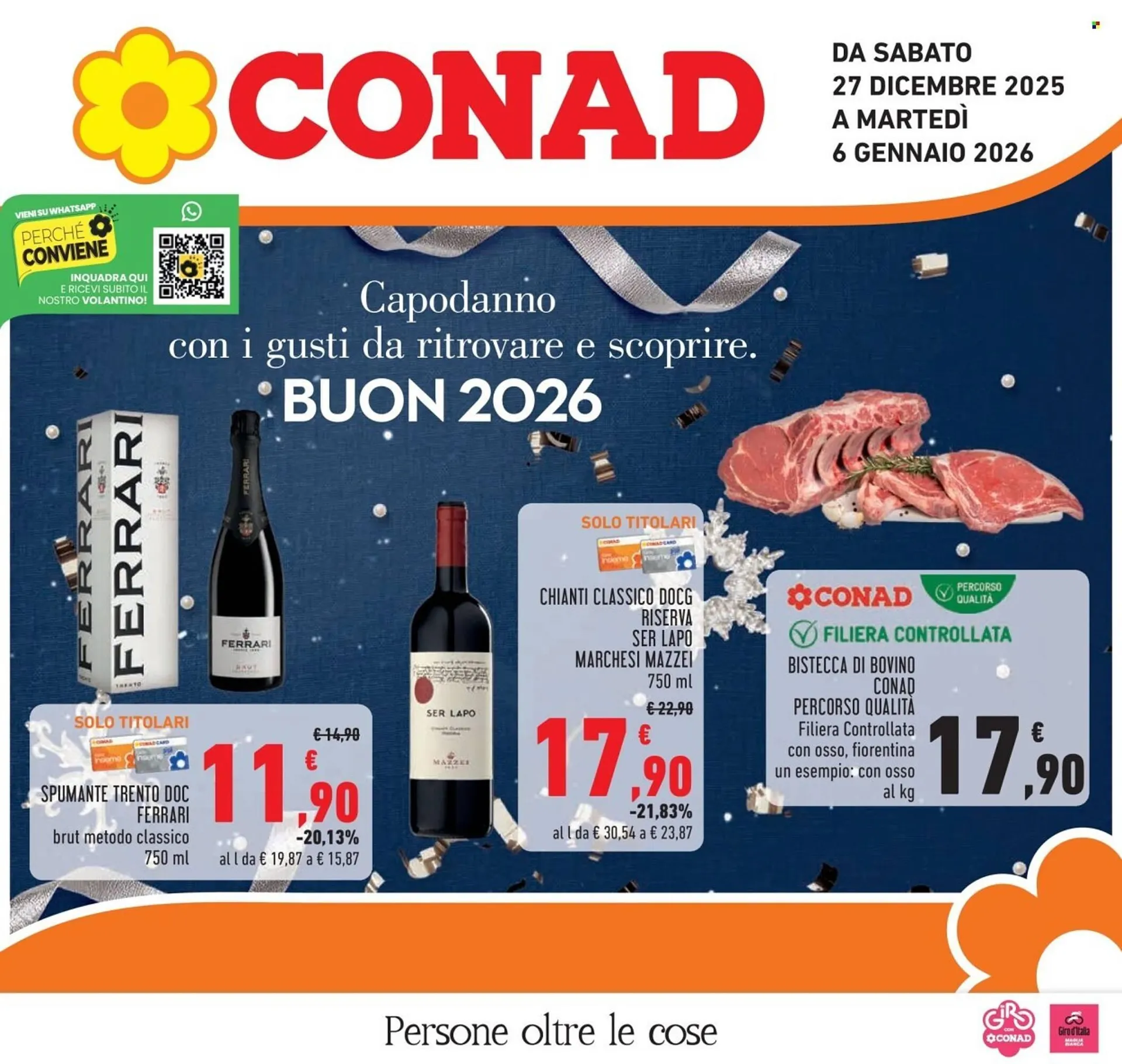 Volantino Conad da 27 dicembre a 6 gennaio di 2026 - Pagina del volantino 1
