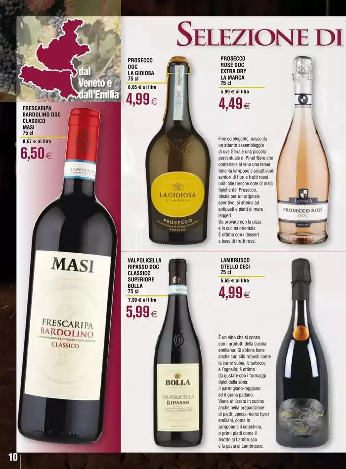 Selezione di vini italiani da 23 aprile a 21 maggio di 2025 - Pagina del volantino 10