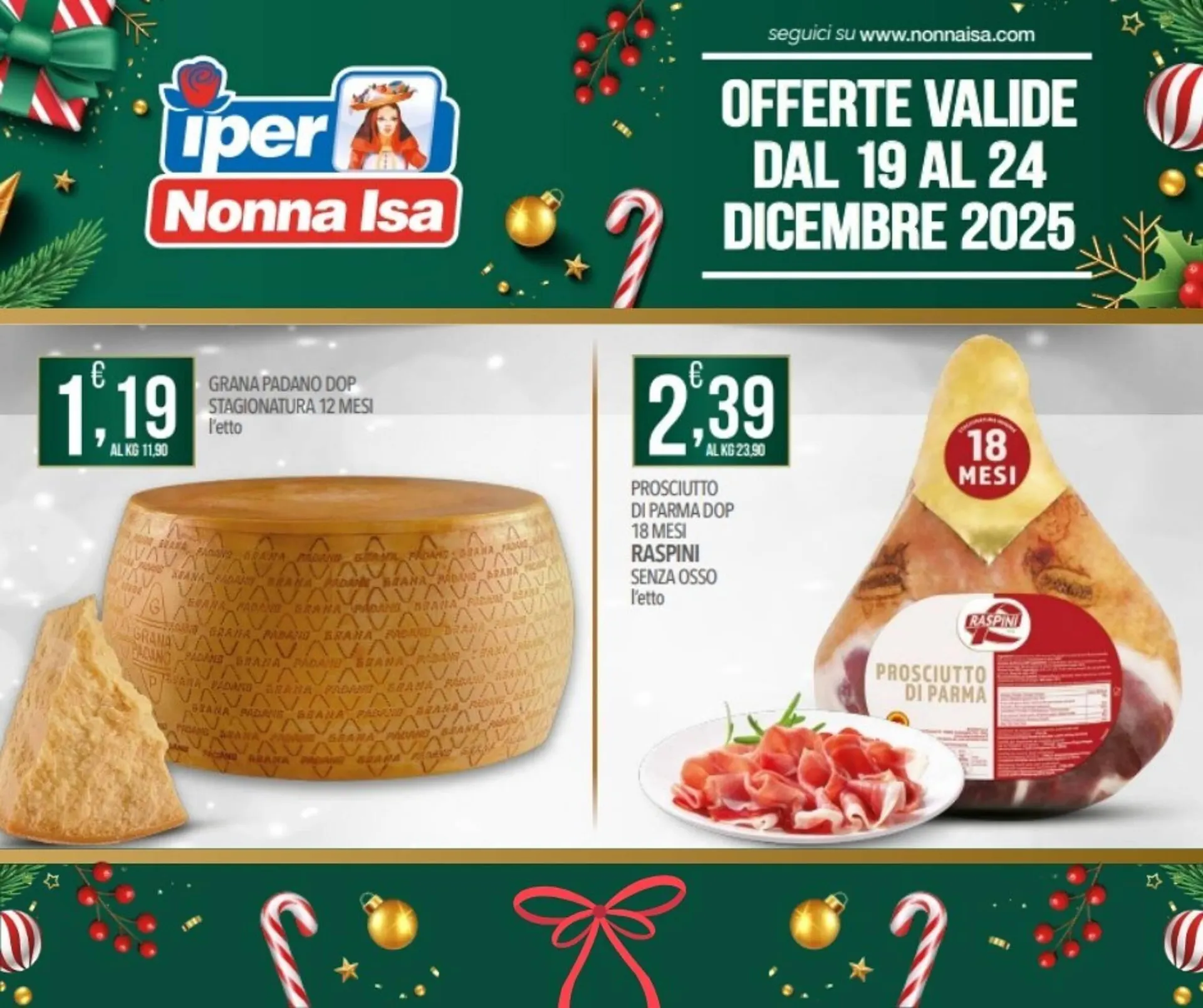 Volantino Iper Nonna Isa da 19 dicembre a 24 dicembre di 2025 - Pagina del volantino 1