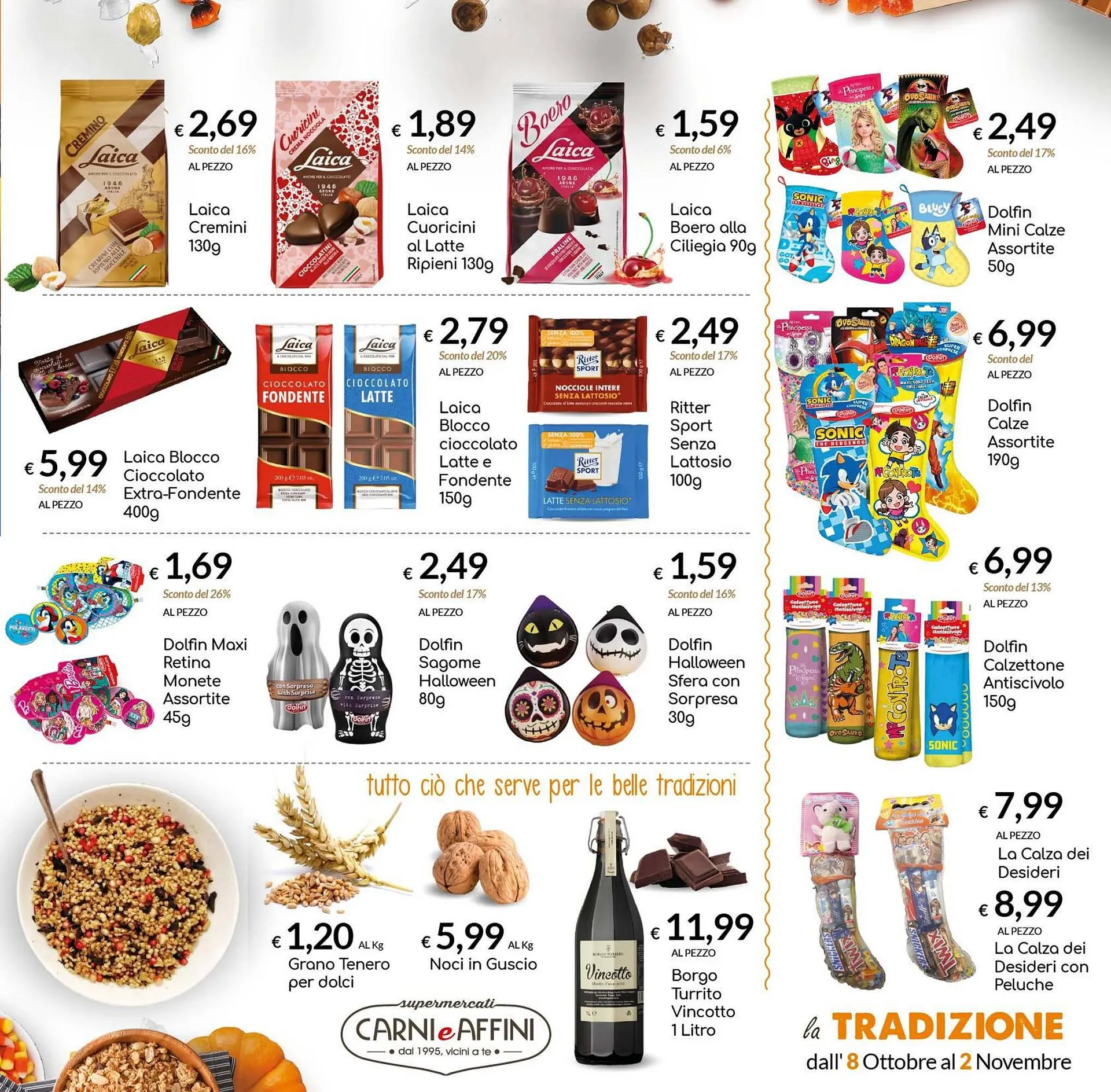 Volantino Carni e Affini Supermercati da 8 ottobre a 2 novembre di 2025 - Pagina del volantino 9