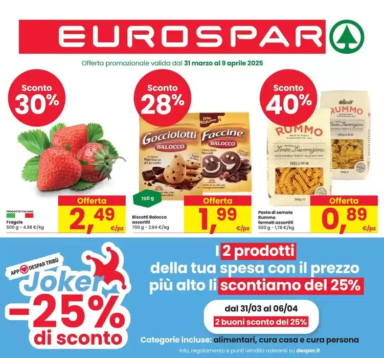 Sconti fino al 50% da 31 marzo a 9 aprile di 2025 - Pagina del volantino 1