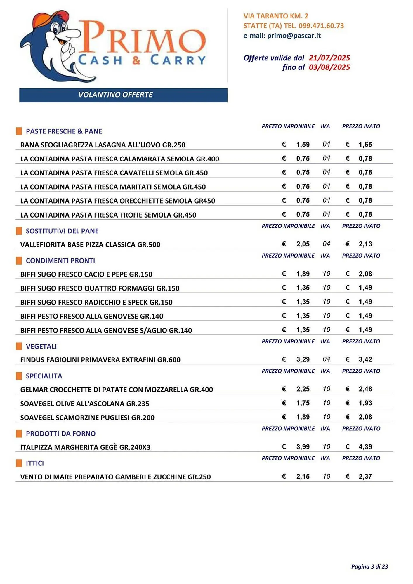 Volantino Gruppo Pascar da 24 luglio a 3 agosto di 2025 - Pagina del volantino 3