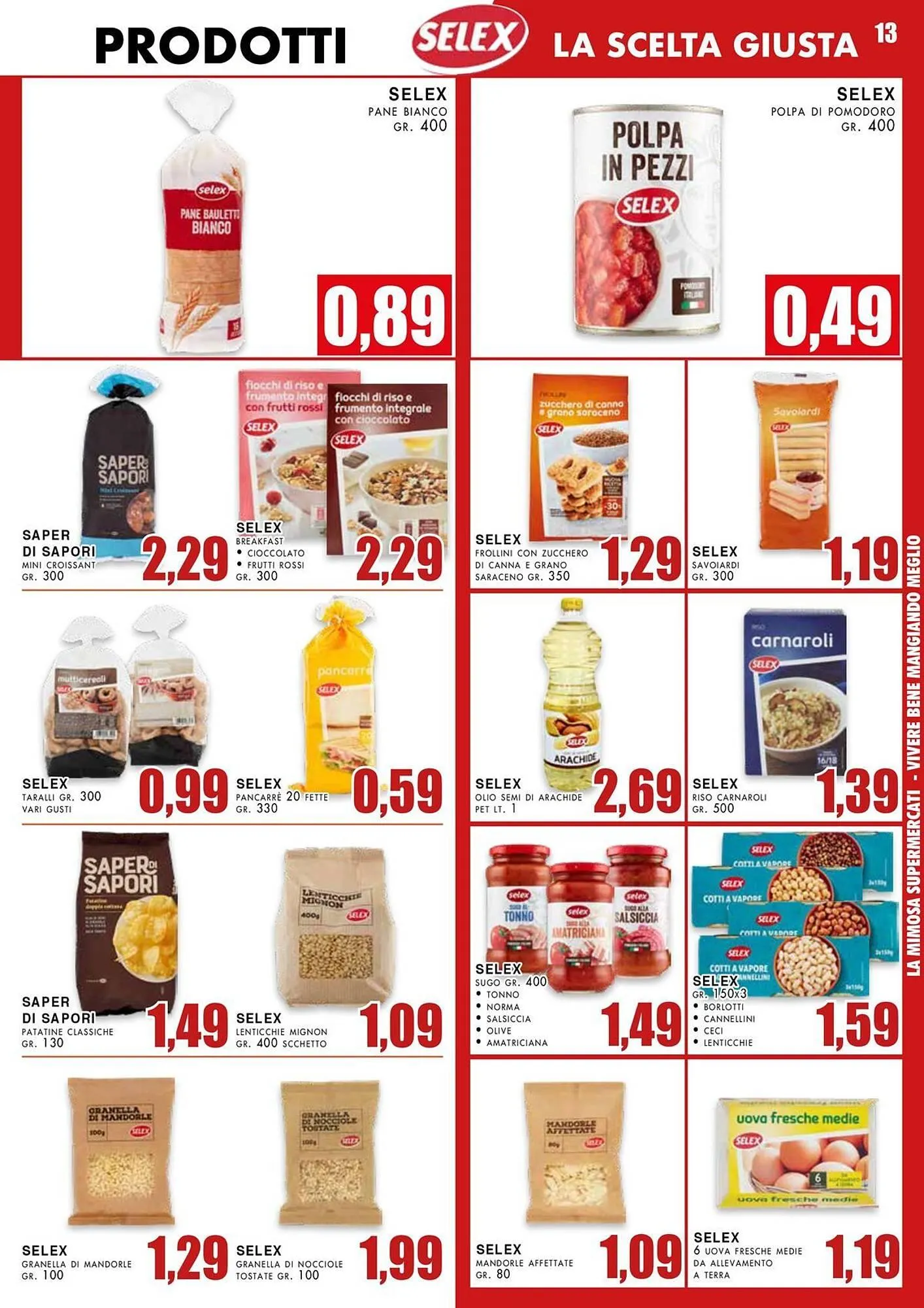 Volantino La Mimosa Supermercati da 30 giugno a 13 luglio di 2025 - Pagina del volantino 13