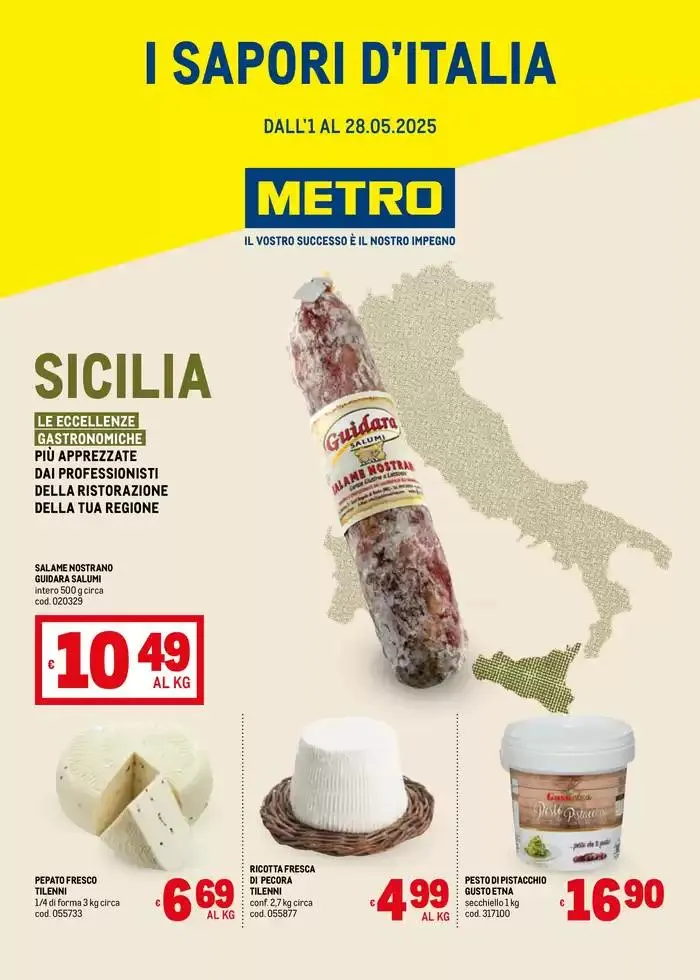 Sapori d'Italia -Sicilia da 2 maggio a 14 maggio di 2025 - Pagina del volantino 1