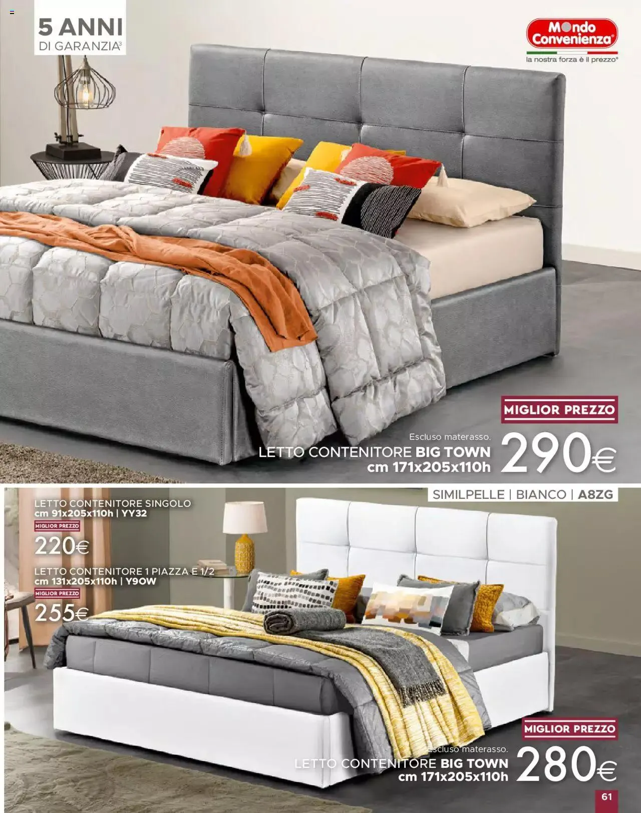 Volantino Mondo Convenienza da 1 ottobre a 31 dicembre di 2023 - Pagina del volantino 63