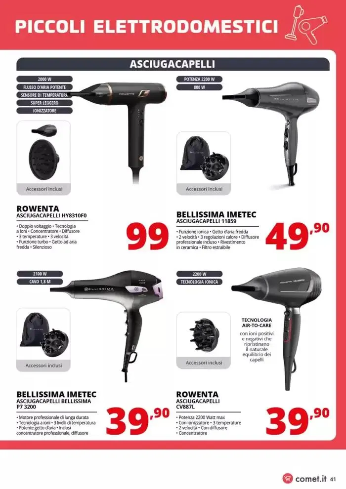 Speciale Piccoli Elettrodomestici  da 7 marzo a 19 marzo di 2025 - Pagina del volantino 41