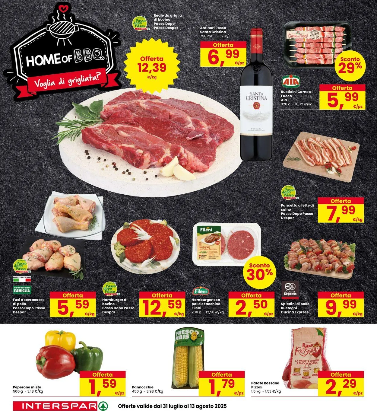 Interspar Volantino attuale da 31 luglio a 9 agosto di 2025 - Pagina del volantino 6