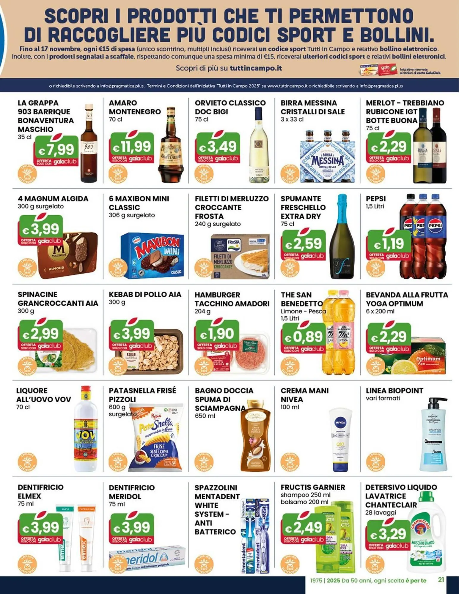 Volantino Gala Supermercati da 22 ottobre a 4 novembre di 2025 - Pagina del volantino 21