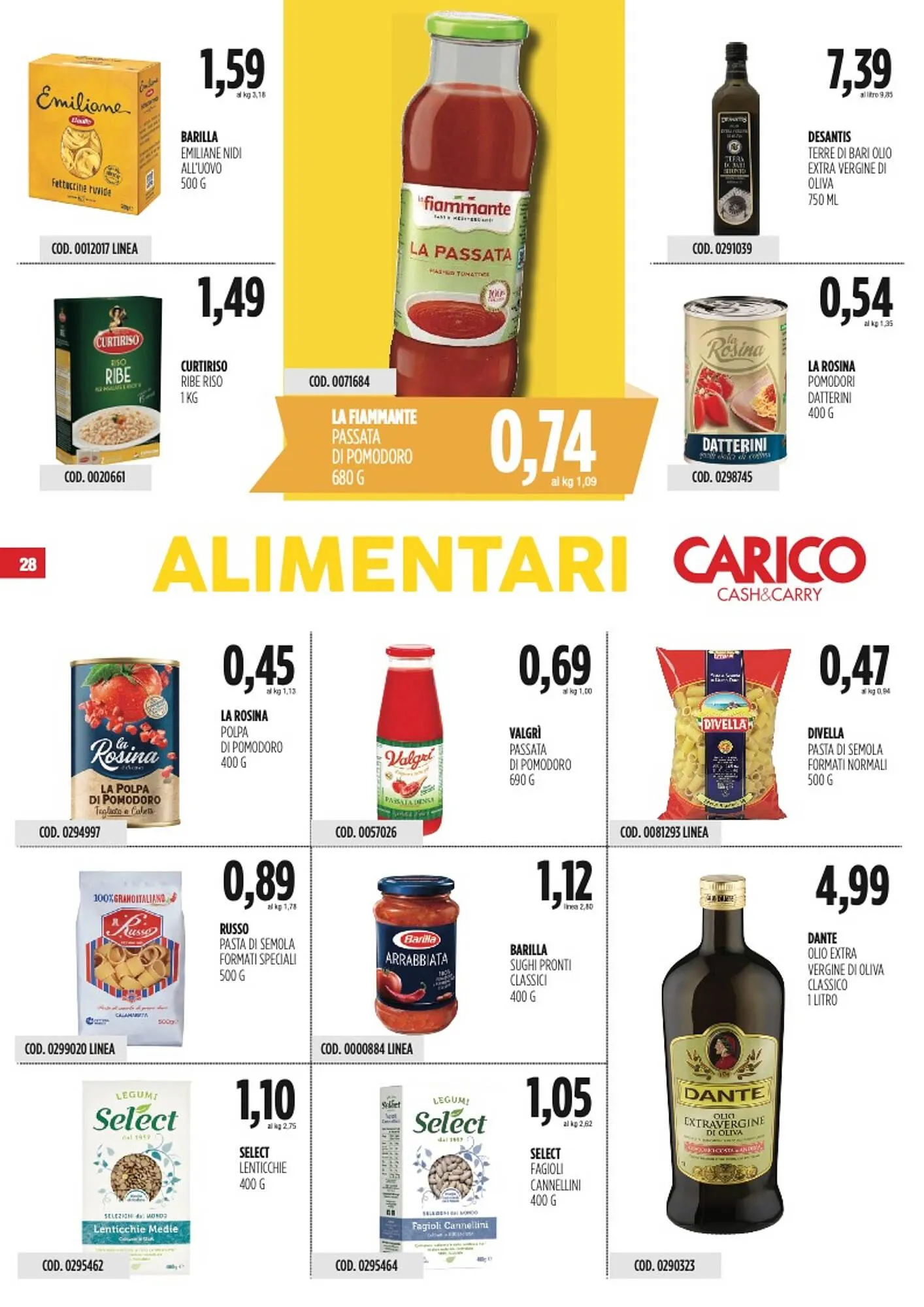 Volantino Carico Cash & Carry da 28 agosto a 10 settembre di 2025 - Pagina del volantino 28