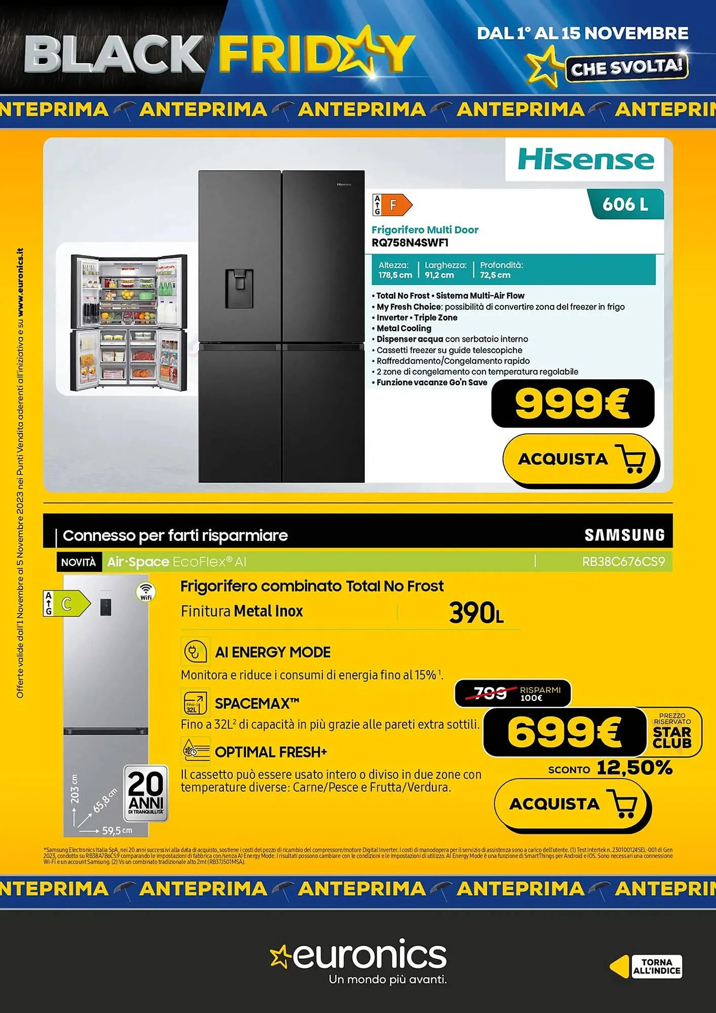 Volantino Euronics da 1 novembre a 15 novembre di 2023 - Pagina del volantino 46