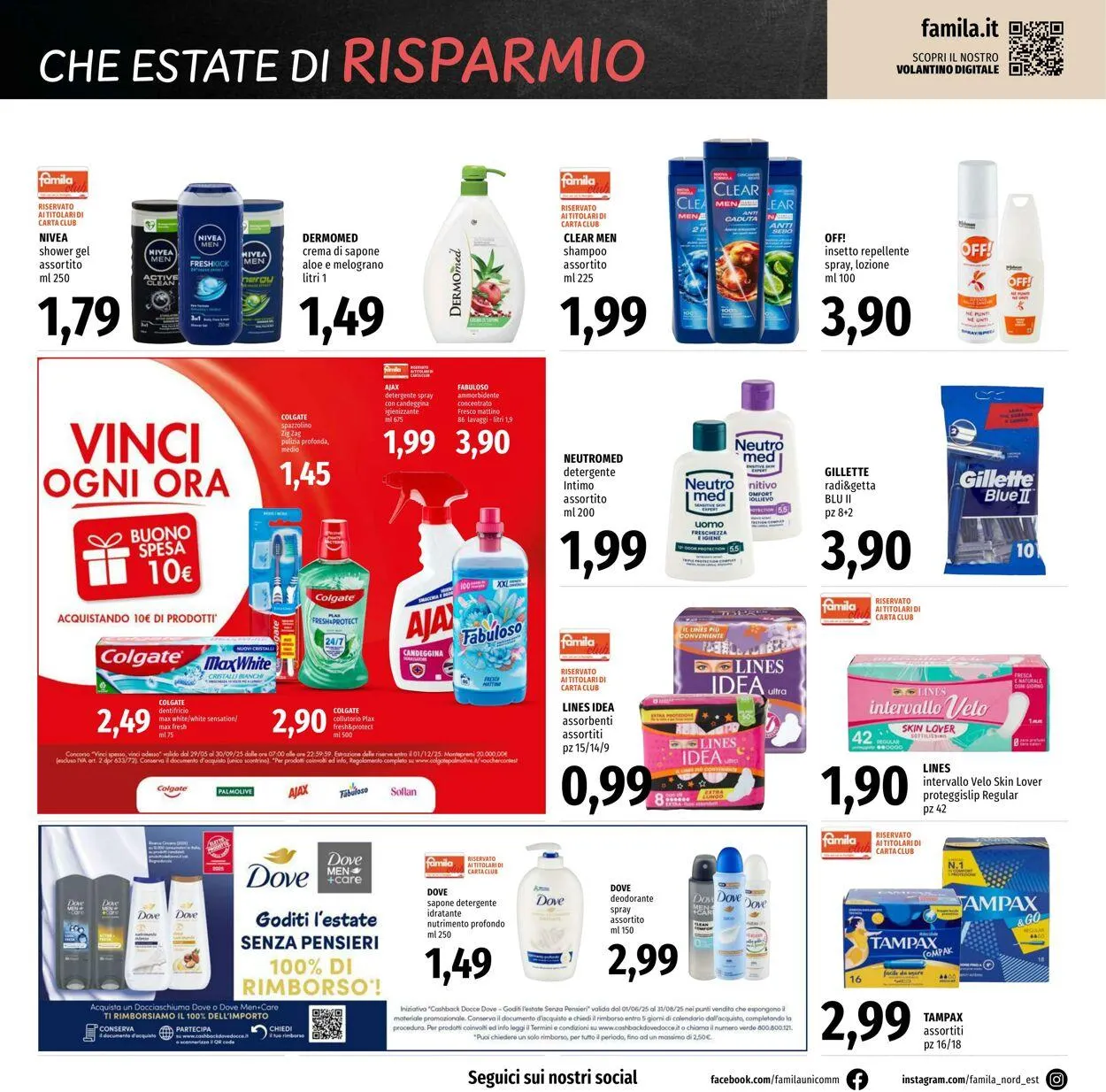 Famila Volantino attuale da 31 luglio a 20 agosto di 2025 - Pagina del volantino 18