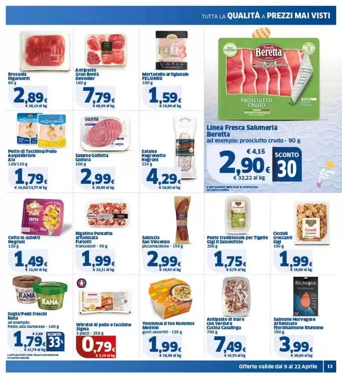 Buona Pasqua da 9 aprile a 22 aprile di 2025 - Pagina del volantino 13