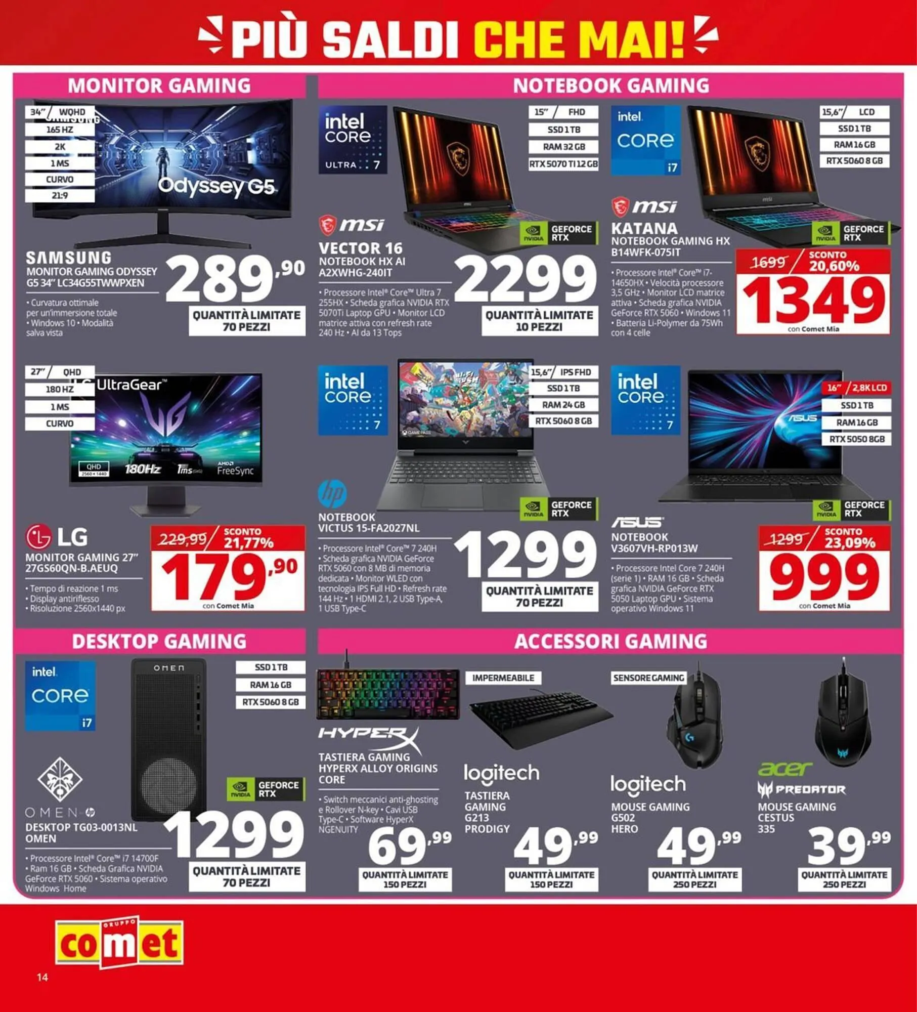 Volantino Comet da 2 gennaio a 21 gennaio di 2026 - Pagina del volantino 14