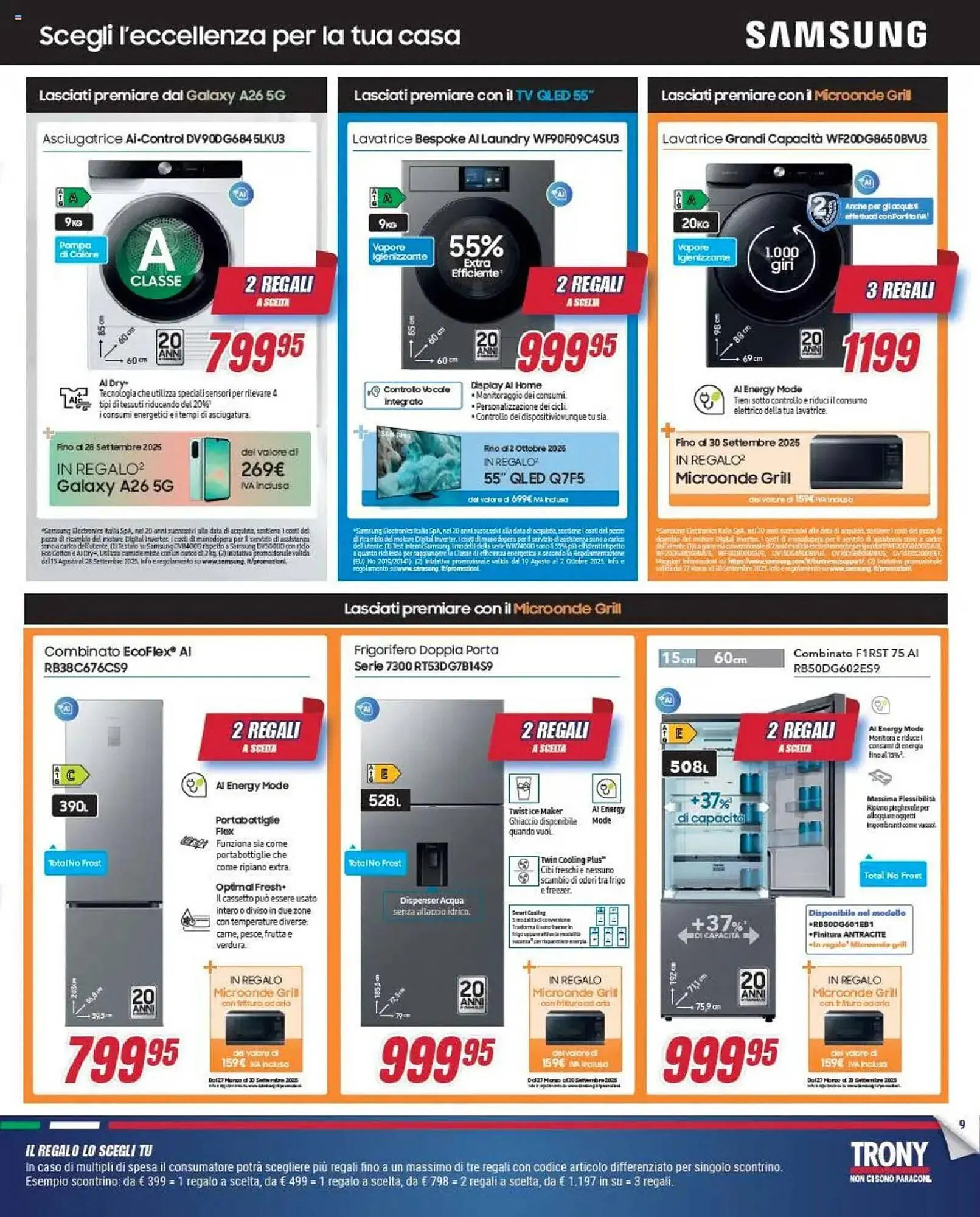 Volantino Trony da 5 settembre a 1 ottobre di 2025 - Pagina del volantino 9