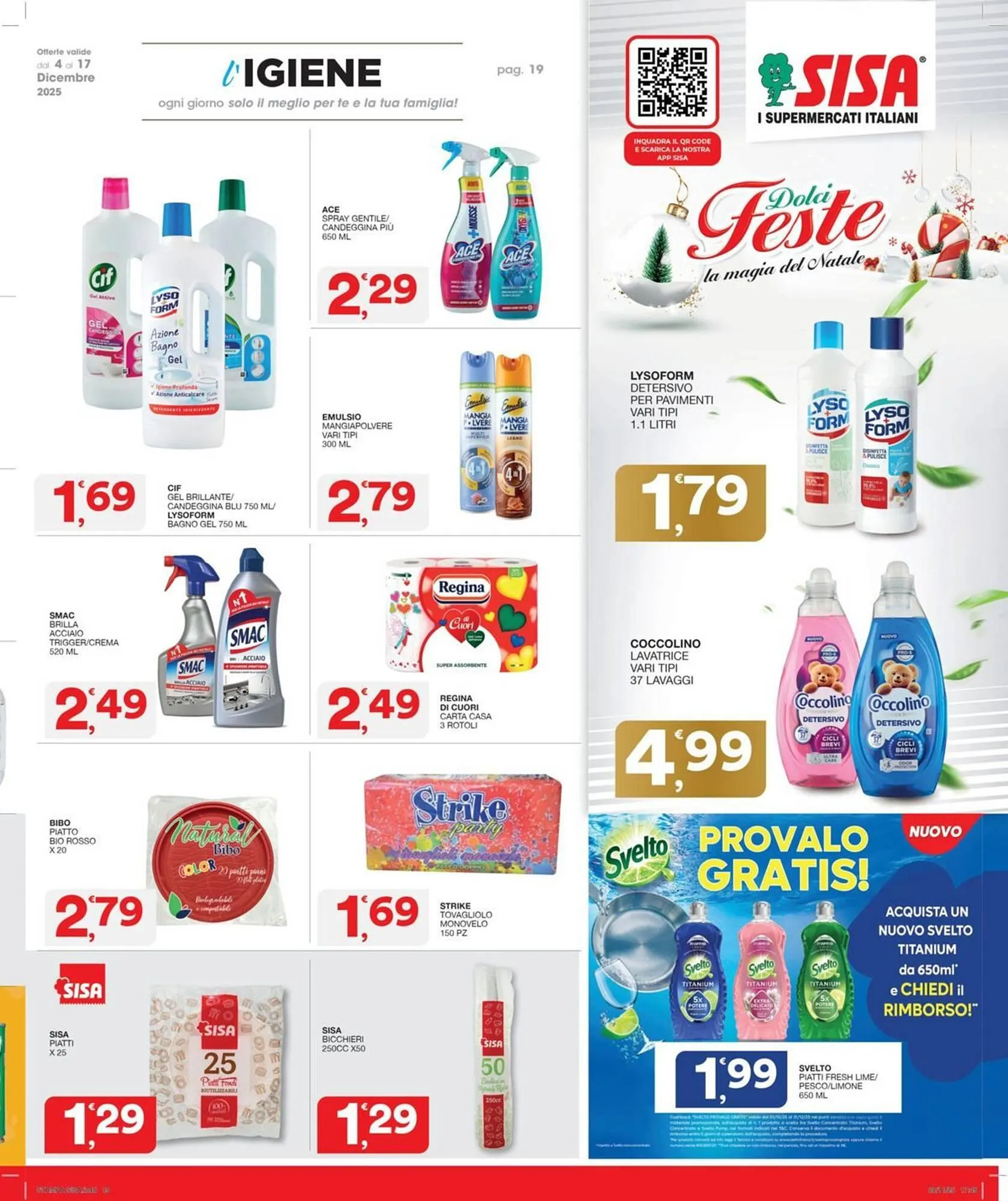 Volantino Sisa da 4 dicembre a 17 dicembre di 2025 - Pagina del volantino 19