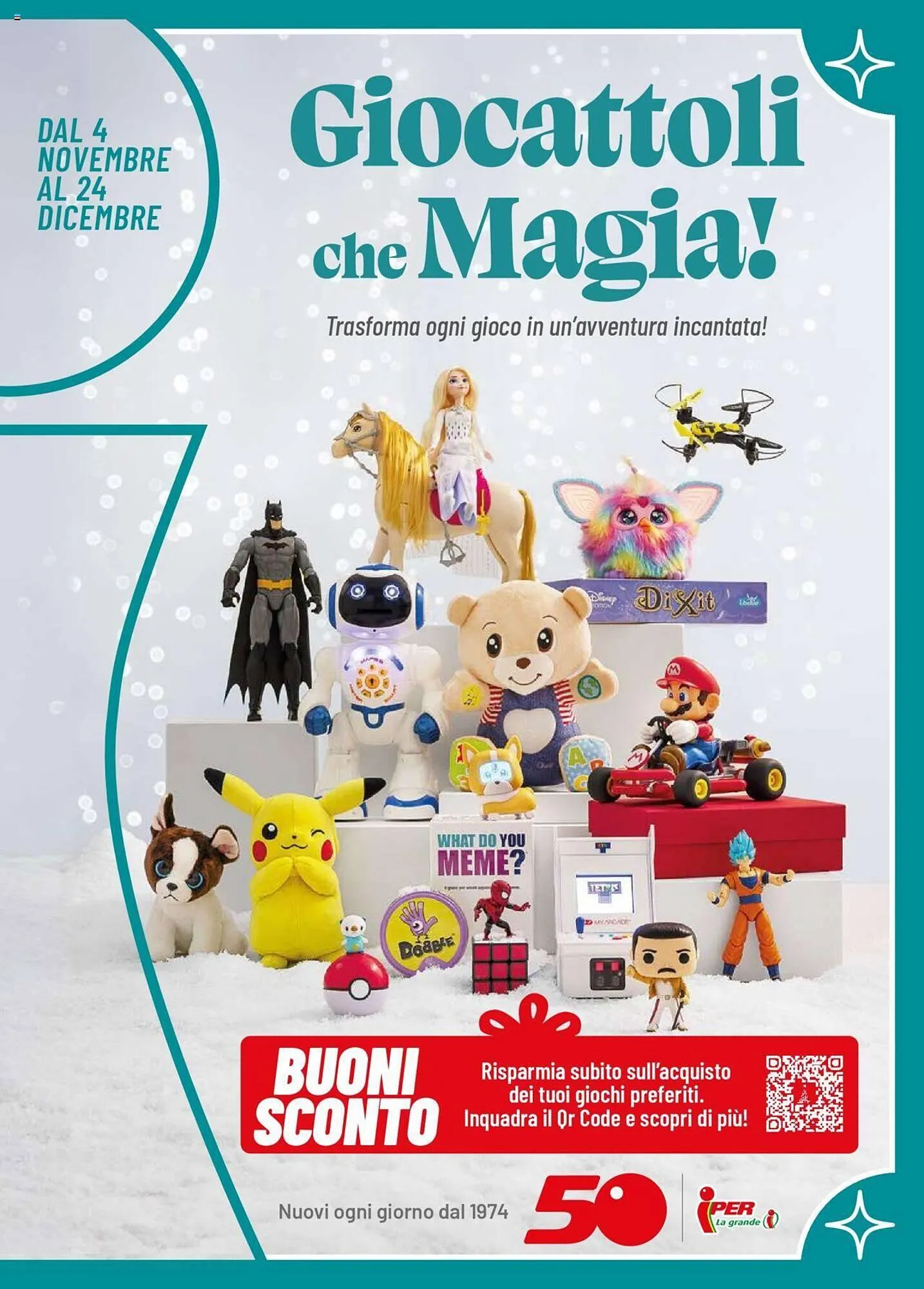 Volantino Iper La Grande da 4 novembre a 24 dicembre di 2024 - Pagina del volantino 1