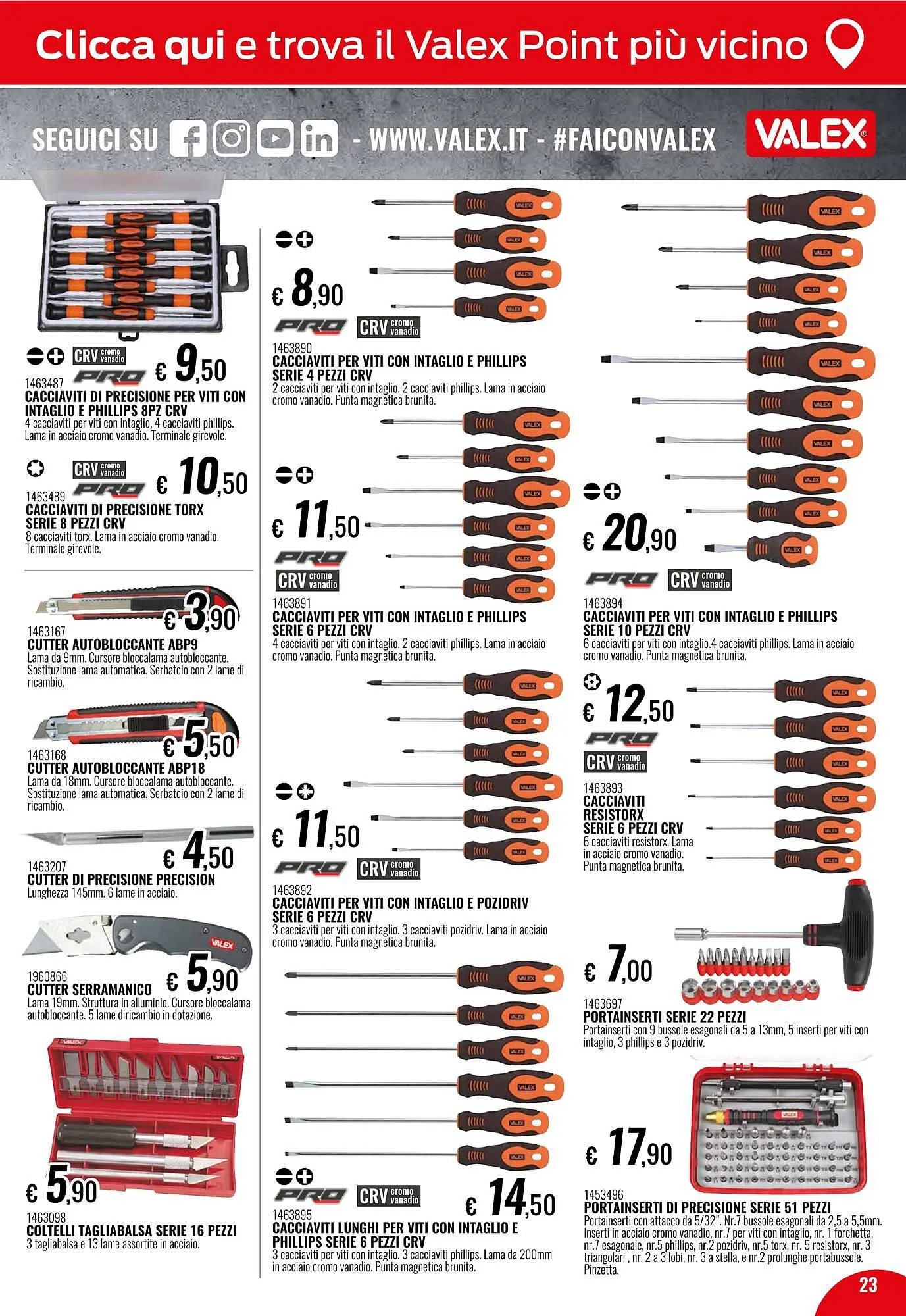 Volantino Valex da 2 gennaio a 2 marzo di 2024 - Pagina del volantino 23