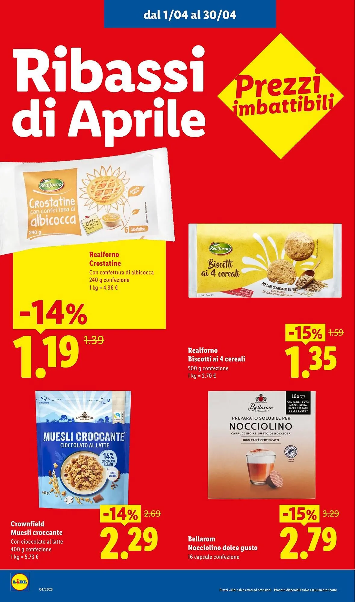 Volantino Lidl da 1 aprile a 30 aprile di 2026 - Pagina del volantino 8