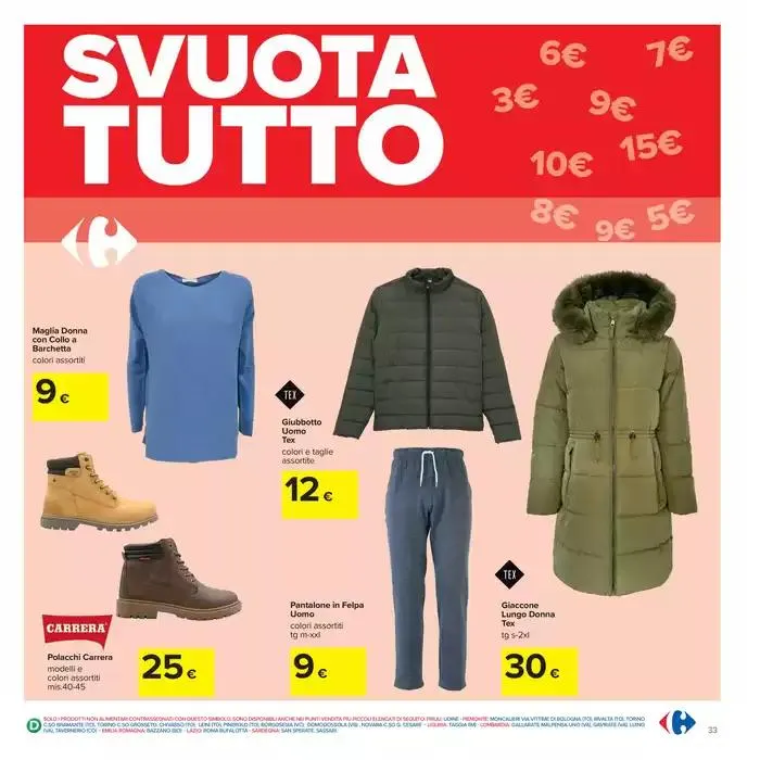 Sconti 30% 40% 50% da 28 gennaio a 6 febbraio di 2025 - Pagina del volantino 33