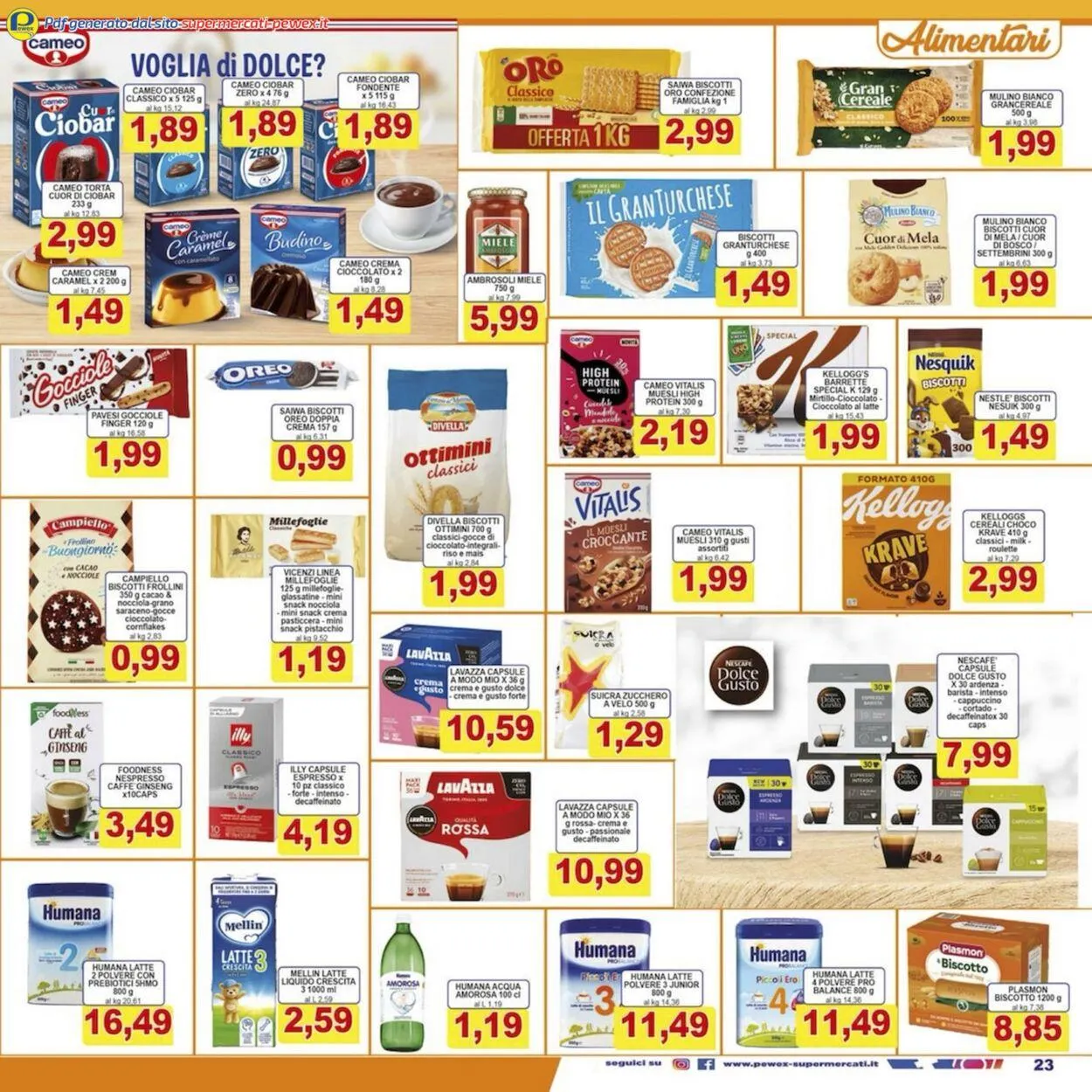 Pewex Volantino attuale da 29 dicembre a 12 gennaio di 2026 - Pagina del volantino 23