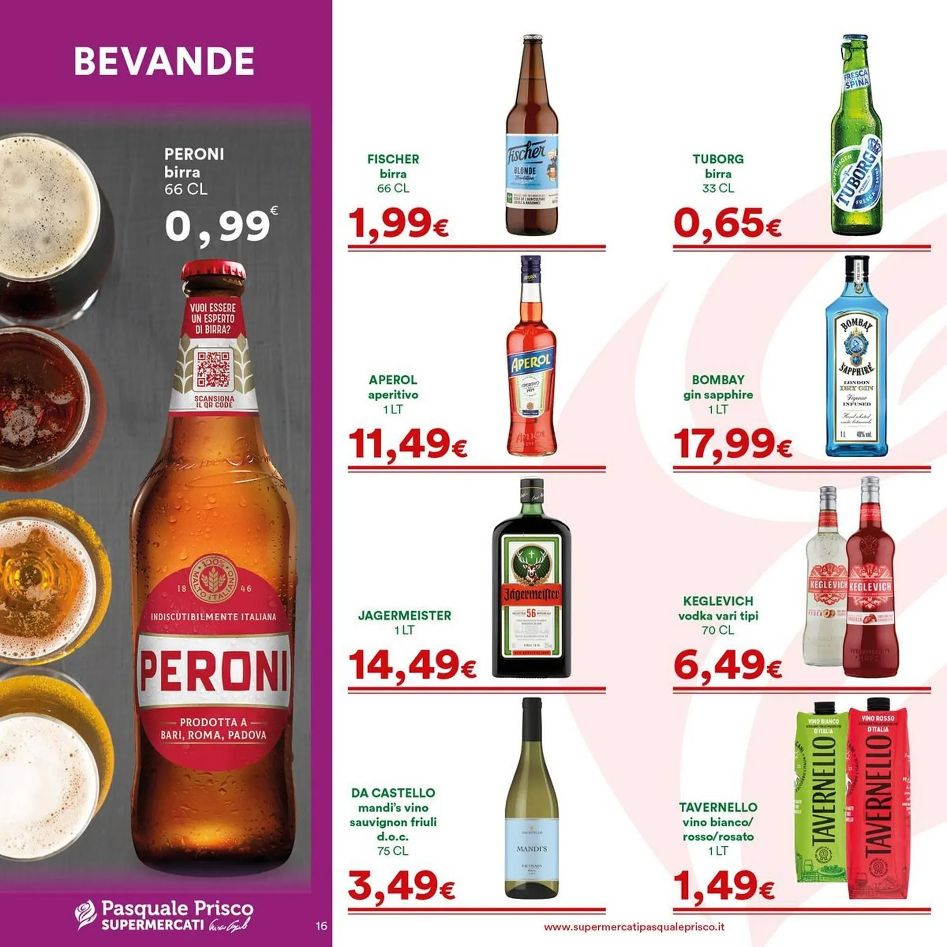 Volantino Supermercati Pasquale Prisco da 16 febbraio a 1 marzo di 2026 - Pagina del volantino 16