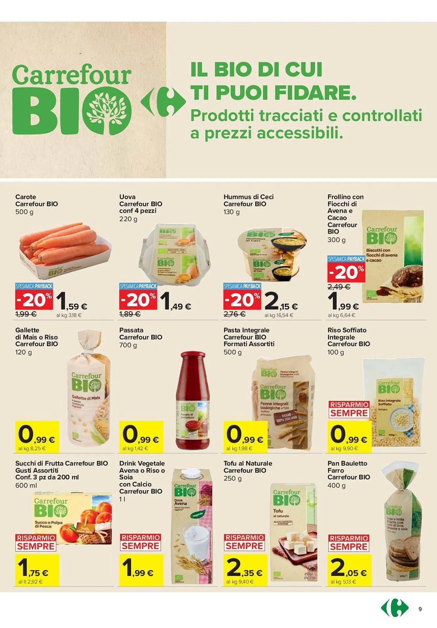 Volantino Carrefour Express da 2 ottobre a 12 ottobre di 2025 - Pagina del volantino 9
