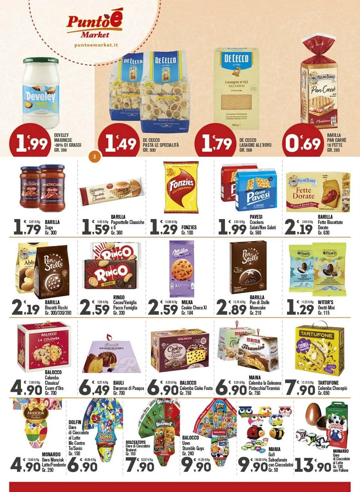 Volantino Punto é market da 20 marzo a 29 marzo di 2026 - Pagina del volantino 2