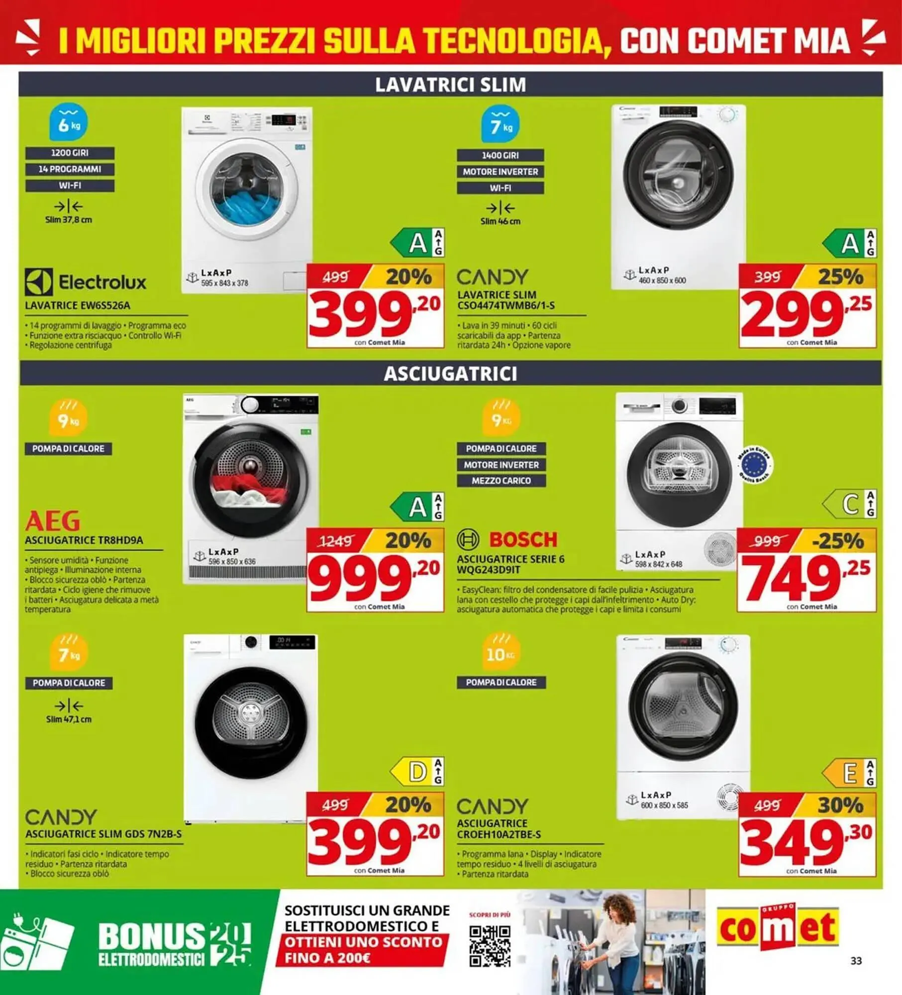 Volantino Comet da 19 marzo a 8 aprile di 2026 - Pagina del volantino 33