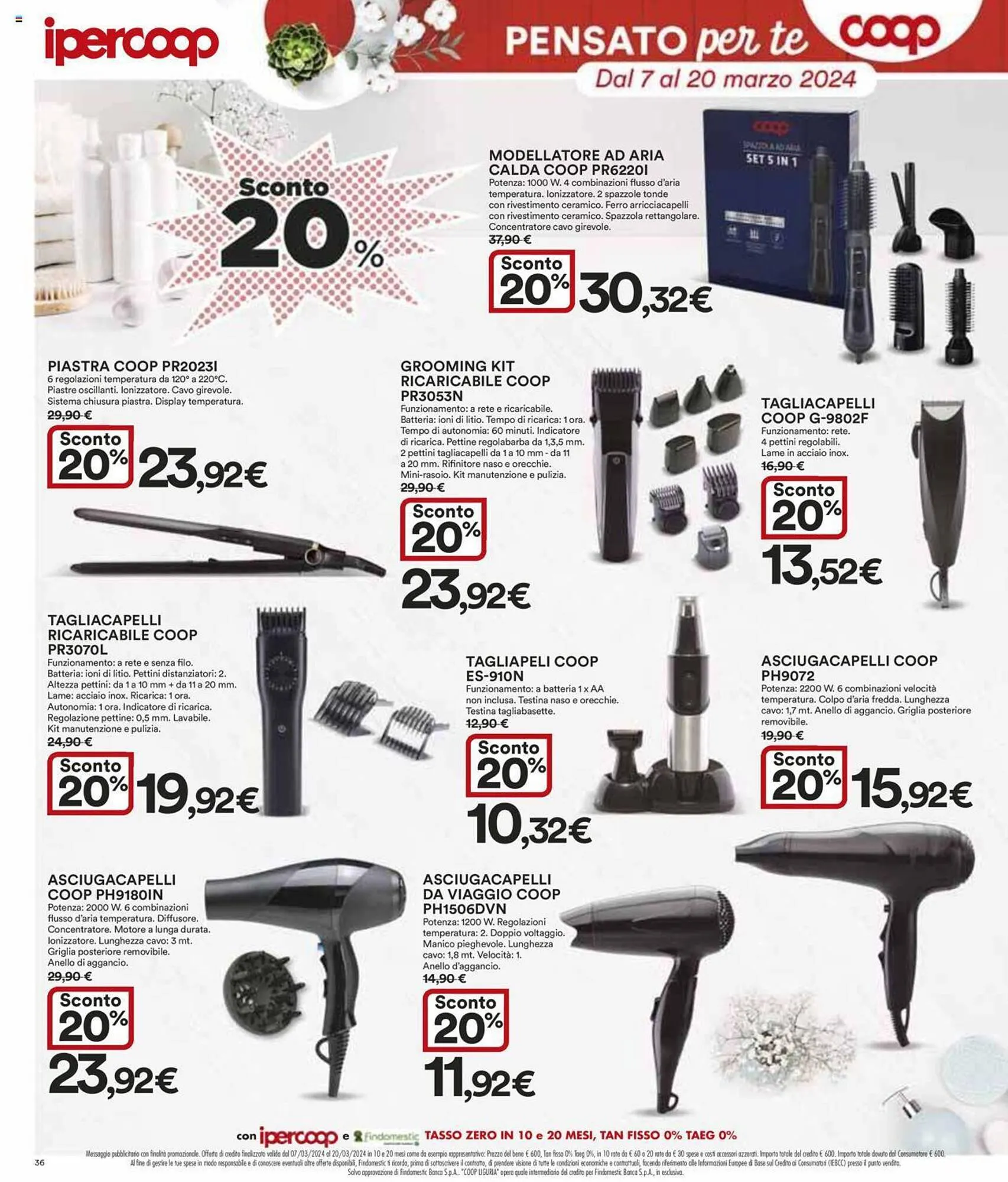 Volantino Ipercoop da 7 marzo a 20 marzo di 2024 - Pagina del volantino 36