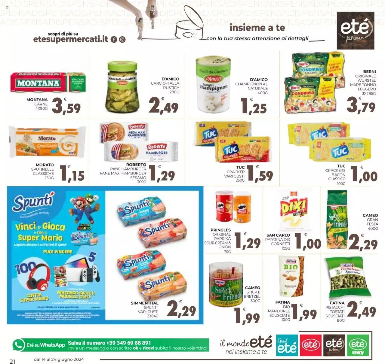 Volantino Eté Prime da 14 giugno a 24 giugno di 2024 - Pagina del volantino 21
