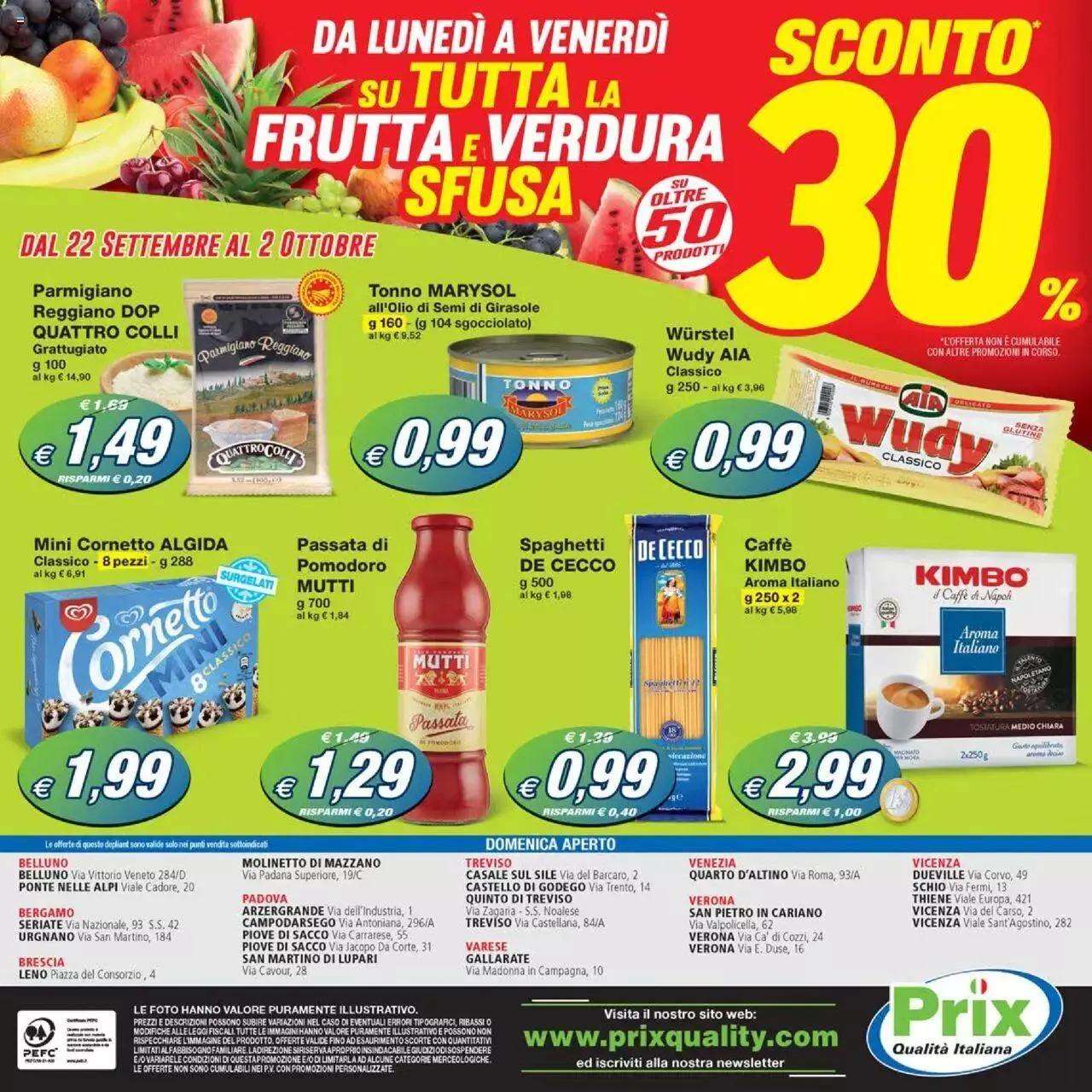 Prix - Offerte da 22 settembre a 2 ottobre di 2023 - Pagina del volantino 20