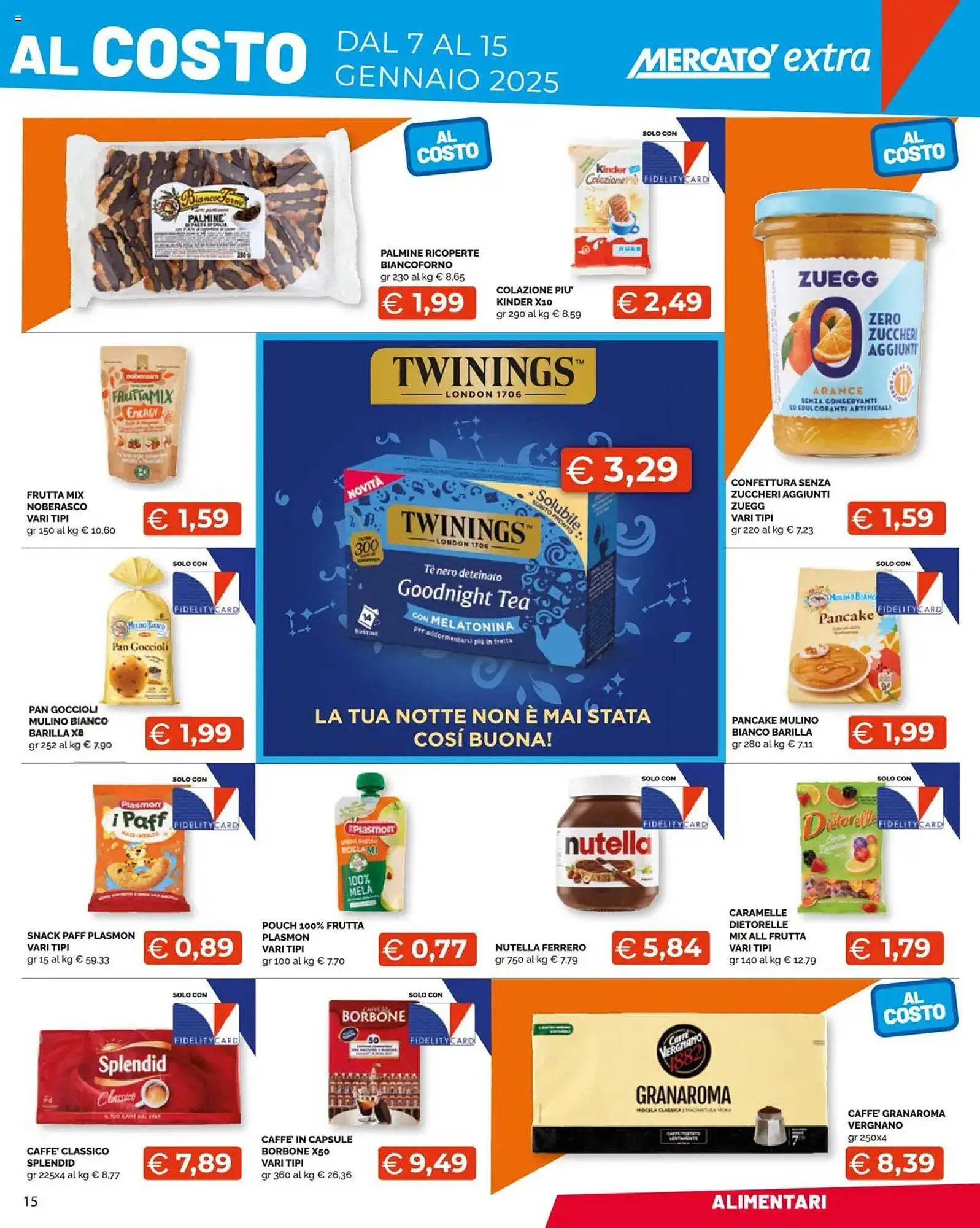 Volantino Mercatò Extra da 7 gennaio a 19 gennaio di 2025 - Pagina del volantino 15