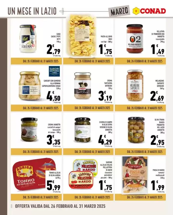 Un Mese in Lazio da 26 febbraio a 31 marzo di 2025 - Pagina del volantino 8